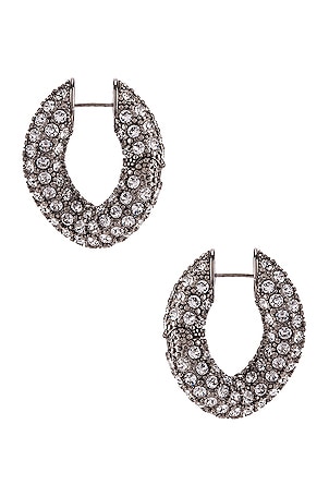 Strass Loop Earrings