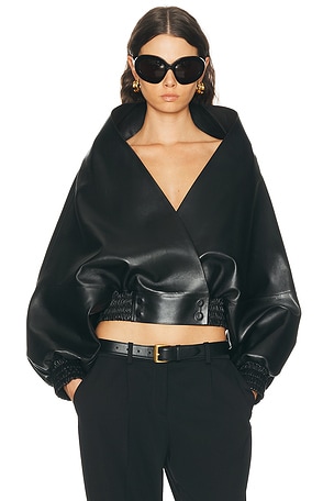 Balenciaga Folded Jacket in Black