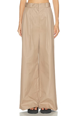 Balenciaga High Waist Pant in Beige