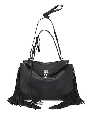 Balenciaga Rodeo Medium Top Handle Bag in Black