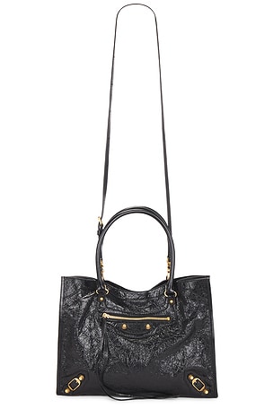Balenciaga Le City Small Tote Bag in Black
