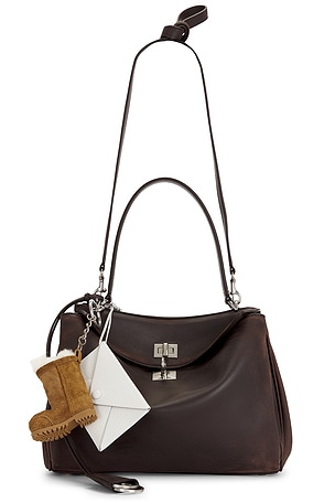 Balenciaga Rodeo Small Top Handle Bag in Chocolate