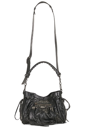 Balenciaga Le City Small Bucket Bag in Black