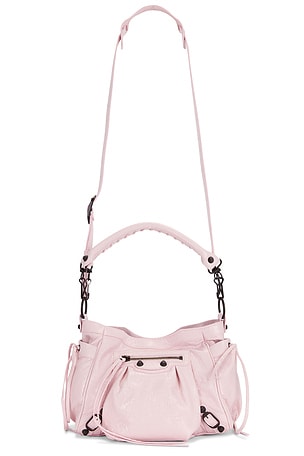 Balenciaga Le City Small Bucket Bag in White