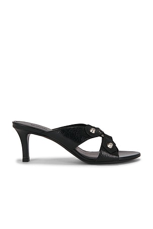 Balenciaga City Sandal in Black