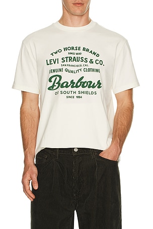 Barbour x Levi's Graphic T-Shirt in White