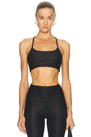 Beyond Yoga Softmark Slim Racerback Bra in Brown