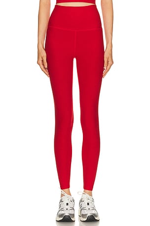 Beyond Yoga Spacedye Caught in The Midi High Waisted Legging in Red
