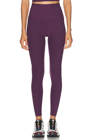 Beyond Yoga Spacedye Caught in The Midi High Waisted Legging in Purple
