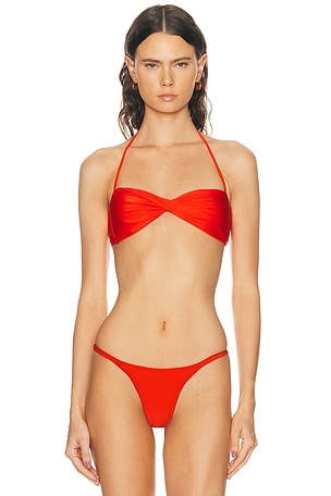Bananhot Ciel Bikini Top in Red