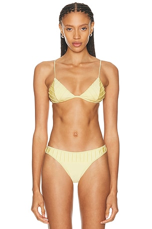 Bananhot Lato Bikini Top in Yellow