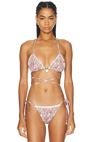 Bananhot Luna Moon Bikini Top in Pink