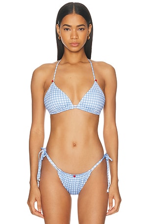 Bananhot Kyma Bikini Top in Baby Blue