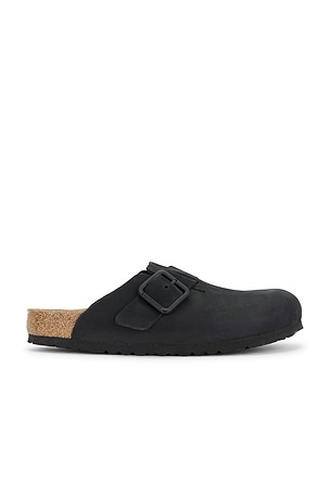 BIRKENSTOCK Boston Wire Buckle in Black