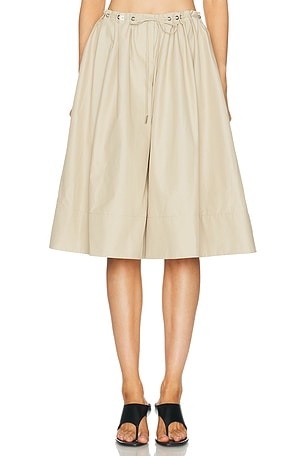 Brandon Maxwell Sutton Short in Beige
