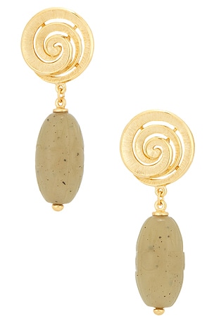 ben-amun Drop Earrings in Metallic Gold