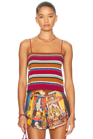 BODE Starkey Tank Top in Red