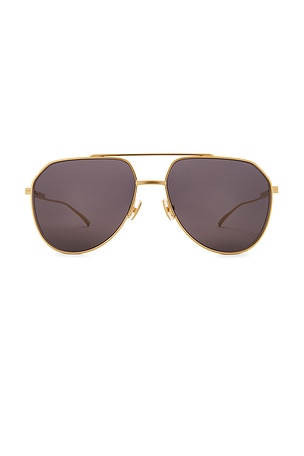 Bottega Veneta Light Ribbon Pilot in Metallic Gold