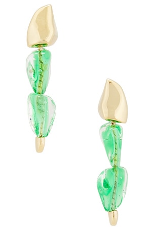 Bottega Veneta Drop Earrings in Mint