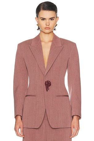 Bottega Veneta Tailored Jacket in Brick