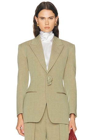 Bottega Veneta Tailored Jacket in Sage