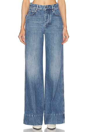The Row Eglitta Wide Leg in Light Indigo | FWRD The Row Eglitta Wide Leg in Light Indigo | FWRD