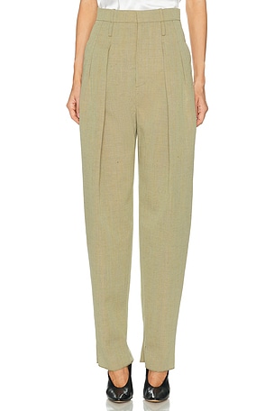Bottega Veneta Tapered Trouser in Sage