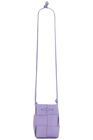 Bottega Veneta Mini Cassette Bucket Bag in Lavender