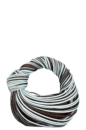 Bottega Veneta Mini Jodie Tubular Bag in Teal