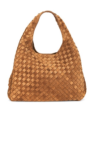 Bottega Veneta Large Campana Bag in Brown