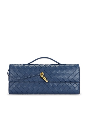 Bottega Veneta Andiamo Clutch in Blue