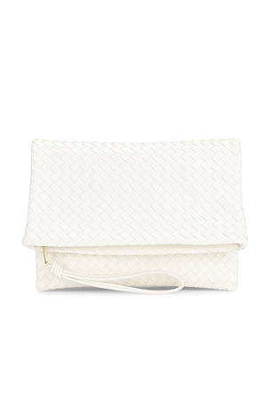 Bottega Veneta Trio Pouch in Ivory