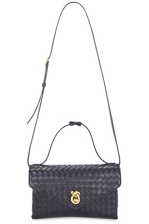Bottega Veneta Knot Lock Bag in Navy