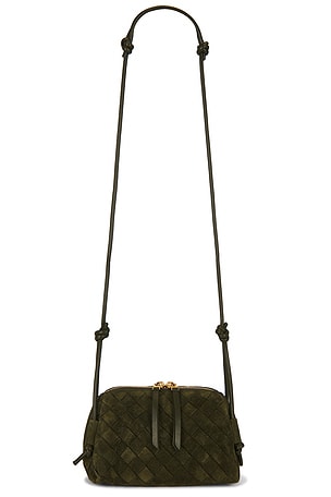 Bottega Veneta Concert Pouch in Green