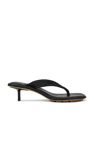 Bottega Veneta Bassam Sandal in Black