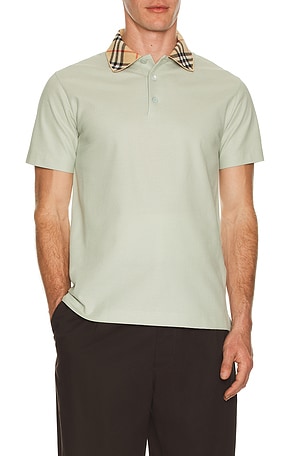 Burberry Evan Polo in Sage