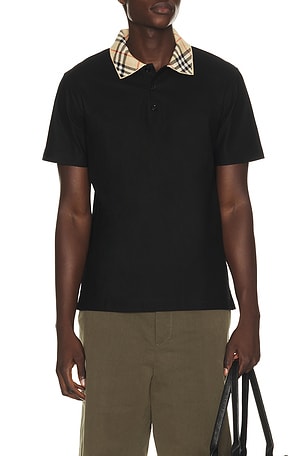 Burberry Evan Polo in Black
