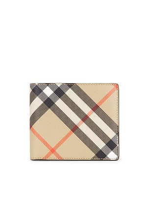 Burberry Bifold Wallet in Beige
