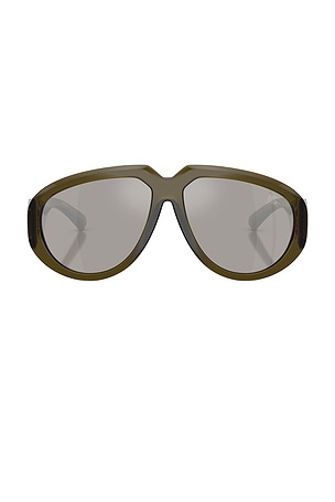 Burberry Round Sunglasses in Green