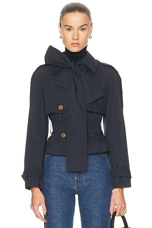 Burberry Trerose Jacket in Navy