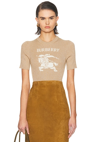 Burberry Sheila T-Shirt in Tan