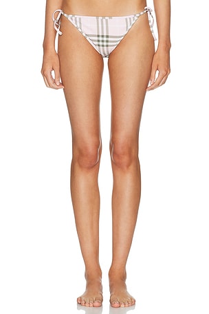 Burberry Tie Side Bikini Bottom in Pink