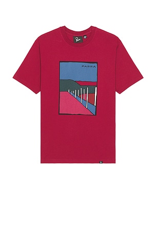 By Parra Beach Parking T-Shirt in Red