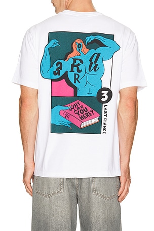 By Parra Why Are You Here T-Shirt in White