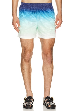 Casablanca Jacquard Swim Shorts in Multi