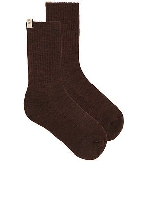 Comme Si The Merino Tube Sock in Brown