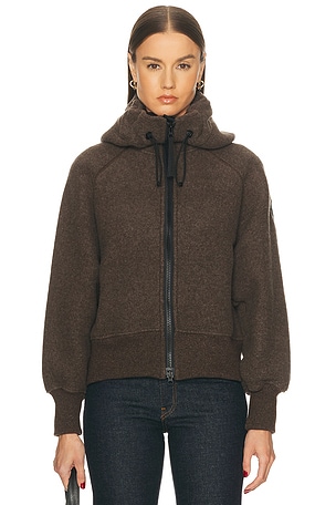 Canada Goose Chilliwack Fleece Bomber in Brown
