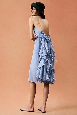 CHAN LUU for FWRD Tank Dress in Blue