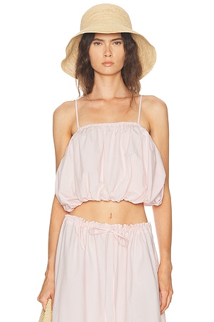 CHAN LUU Bubble Top in Pink