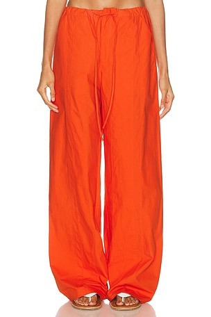 Christopher Esber Multi Panelled Cotton Pant in Orange